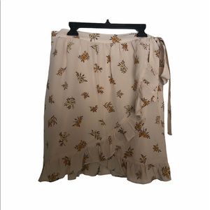 NWT Madewell Wrap Mini skirt.